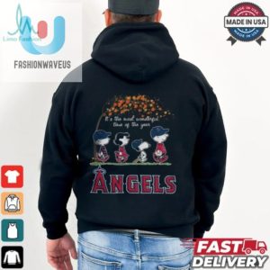 Funny Peanuts X Angels Xmas Shirt Most Wonderful Time fashionwaveus 1 1