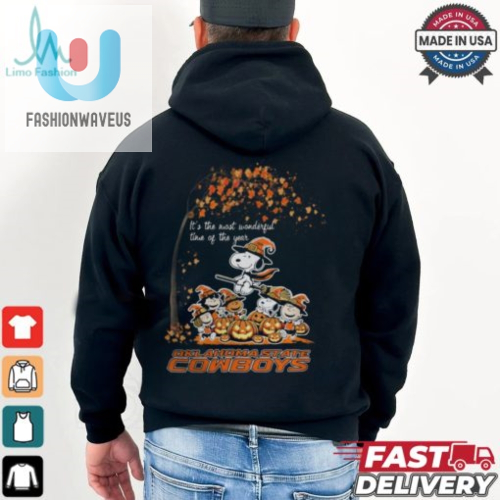 Funny Peanuts Osu Cowboys Halloween Tee  Unique  Festive