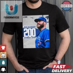 Celebrate 200 Wins With John Schneiders Witty Blue Jays Tee fashionwaveus 1 2