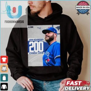 Celebrate 200 Wins With John Schneiders Witty Blue Jays Tee fashionwaveus 1 3