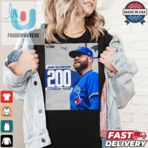 Celebrate 200 Wins With John Schneiders Witty Blue Jays Tee fashionwaveus 1 4