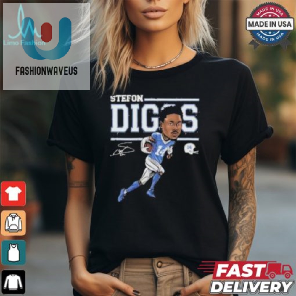 Funny Stefon Diggs Cartoon Wr Tee  Unique  Comfy