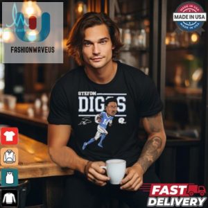 Funny Stefon Diggs Cartoon Wr Tee Unique Comfy fashionwaveus 1 2