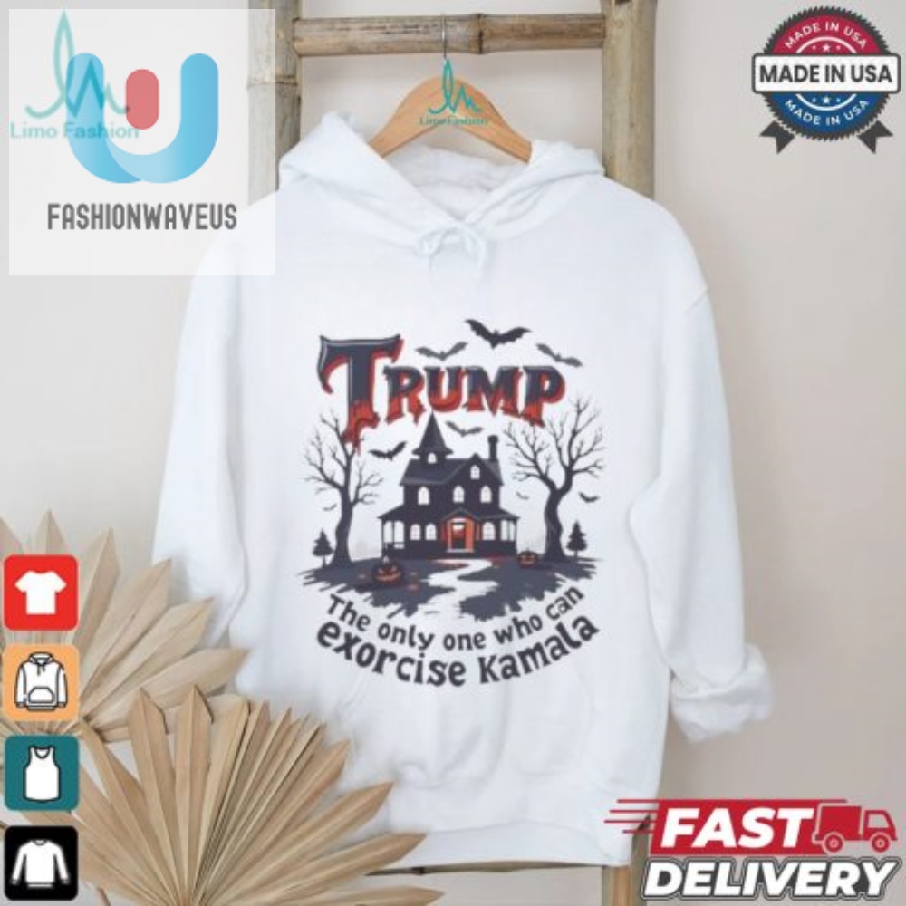 Funny Exorcise Kamala Halloween Shirt  Unique Trump Design