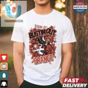 Get Noticed Hilarious Eskimo Joes Orange Cowboys Tee fashionwaveus 1 2