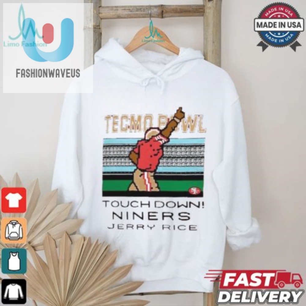 Score Big Funny Jerry Rice 49Ers Tecmo Bowl Tee