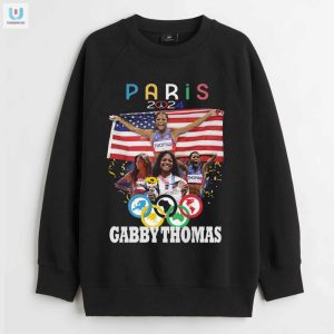 Get Your Gabby Thomas 2024 Paris Champ Tee Oui Run Fast fashionwaveus 1 3