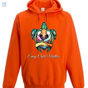 Shellebrate With Every Child Matters Orange Turtle Tee fashionwaveus 1 1