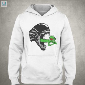 Get Wacky With Our Hilarious Alien Kermit Shirt Today fashionwaveus 1 2