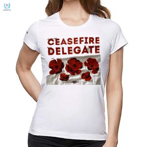 Get Ready To Negotiate In Style Hilarious Ceasefire Delegate Tee fashionwaveus 1 1