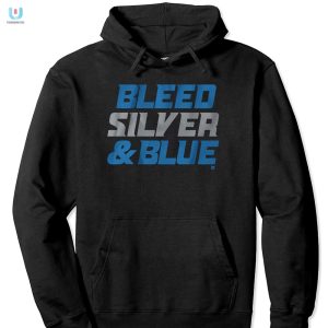 Score Laughs In Our Detroit Football Bleed Silver Blue Tee fashionwaveus 1 2