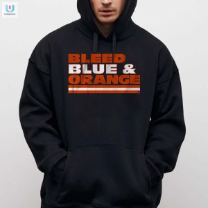 Bleed Blue Orange Shirt For True Chicago Football Fans fashionwaveus 1 2