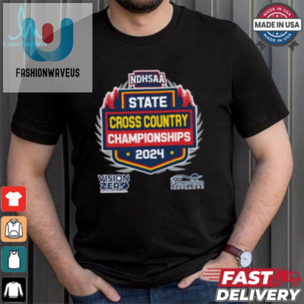 Run Fast Look Cool 2024 Ndhsaa Champ Shirt