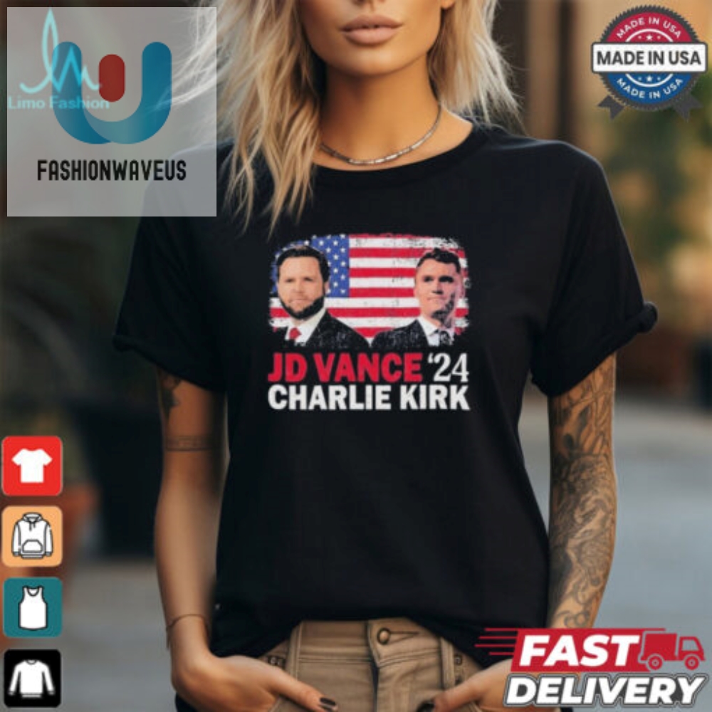 Funny J.D. Vance  Charlie Kirk 2024 Shirt  Unique Design