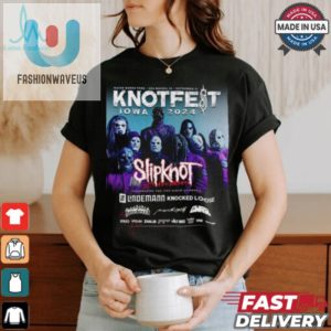 Slipknot 25Th Splash Into 1999 With Knotfest Iowa Tee fashionwaveus 1 3