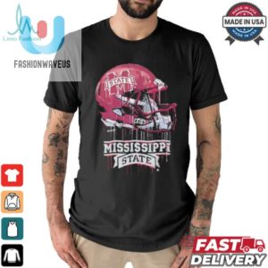 Drippin Cool Ms State Bulldogs Youth Helmet Tee fashionwaveus 1 1