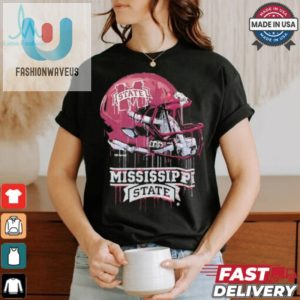 Drippin Cool Ms State Bulldogs Youth Helmet Tee fashionwaveus 1 3