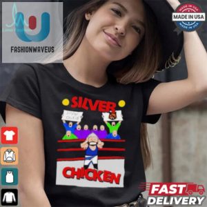 Get Clucky The Silver Fox Silver Chicken Tee Unique Funny fashionwaveus 1 4