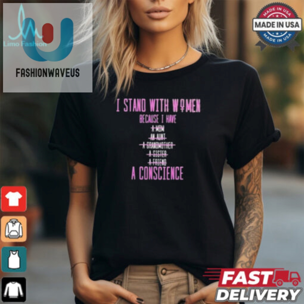 Support Women 2024 Shirt  Funny  Unique Momconscience Tee