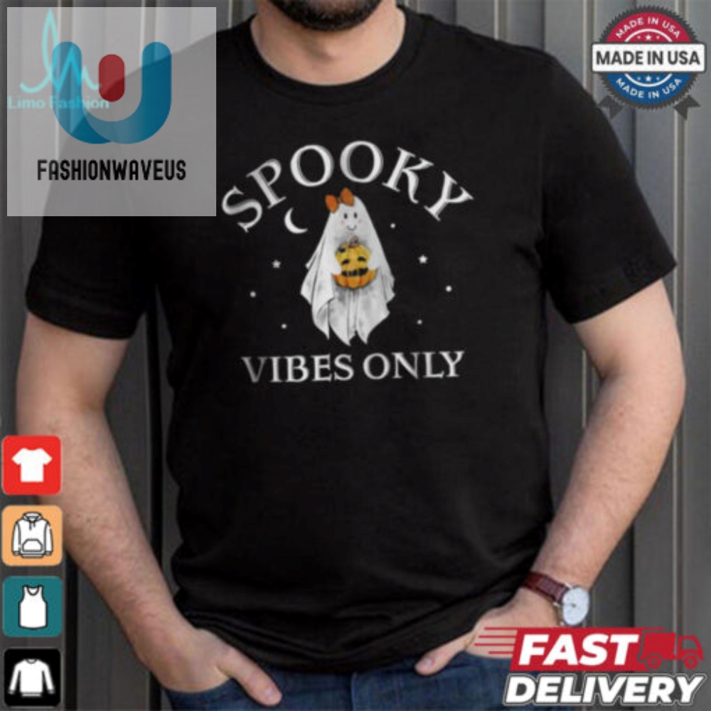 Quirky  Unique Spooky Vibes Only Shirt  Get Your Haunt On