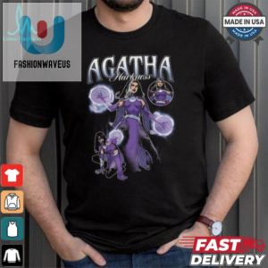 Agatha All Along Funny Marvel Girls Multi Pose Tee fashionwaveus 1 1