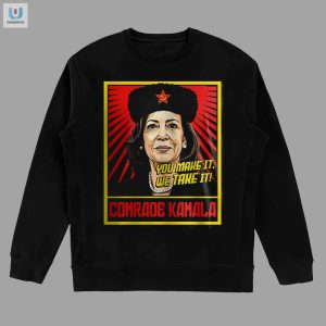 Funny Comrade Kamala Shirt Unique Political Humor Tee fashionwaveus 1 3