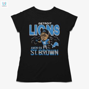 Roar In Style Hilarious Amonra St Brown Lions Tee fashionwaveus 1 1