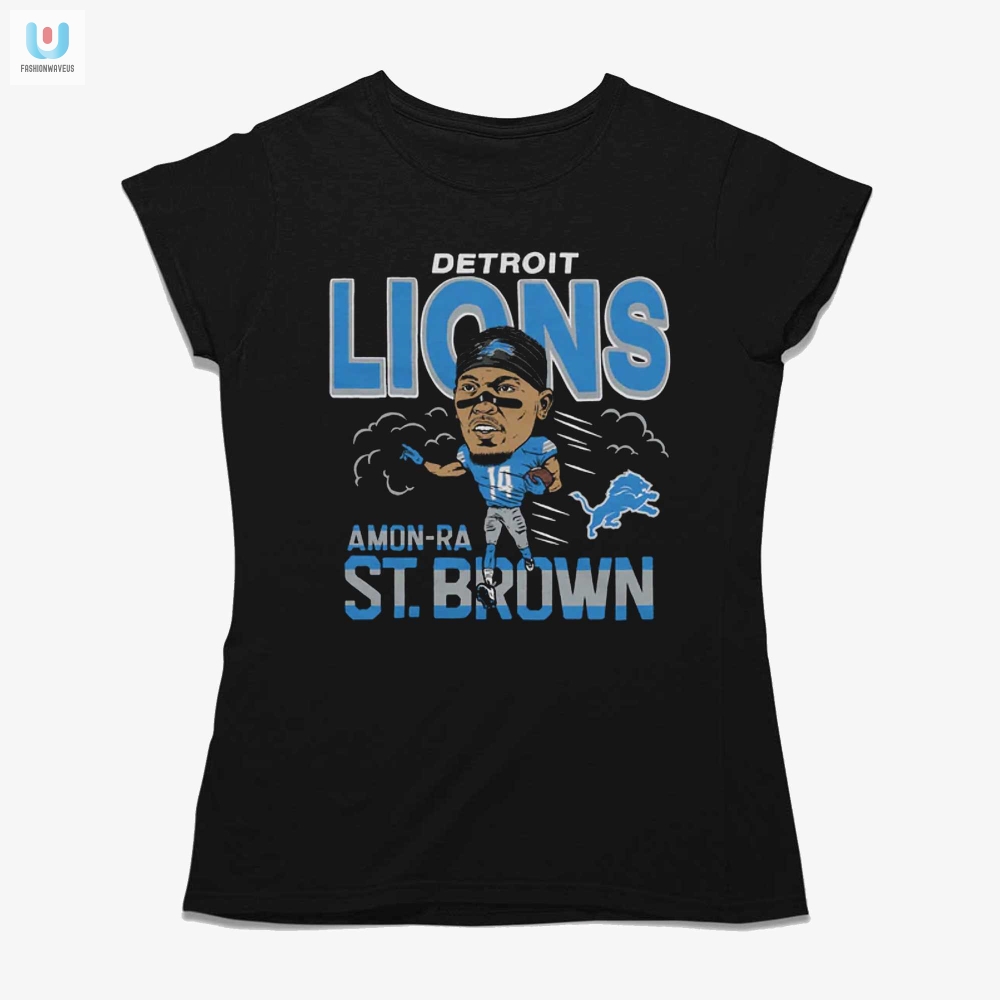 Roar In Style Hilarious Amonra St Brown Lions Tee