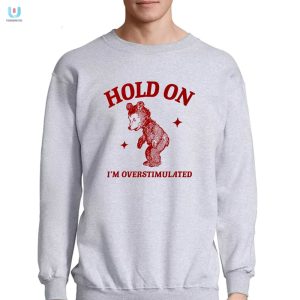 Hilarious Hold On Im Overstimulated Bear Shirt Stand Out fashionwaveus 1 3