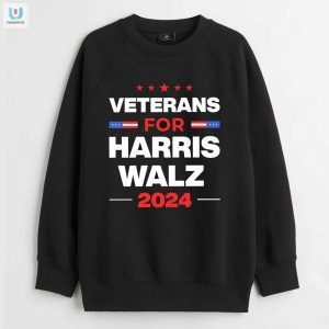 Funny Veterans For Harris Walz 2024 Shirt Standout Swag fashionwaveus 1 3