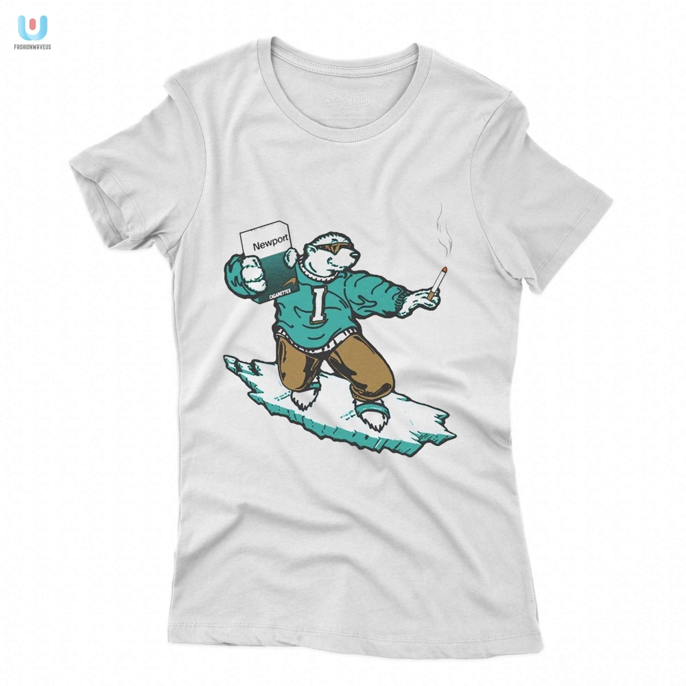 Get Chill With Our Funny Icee Bear Smoking Shirt