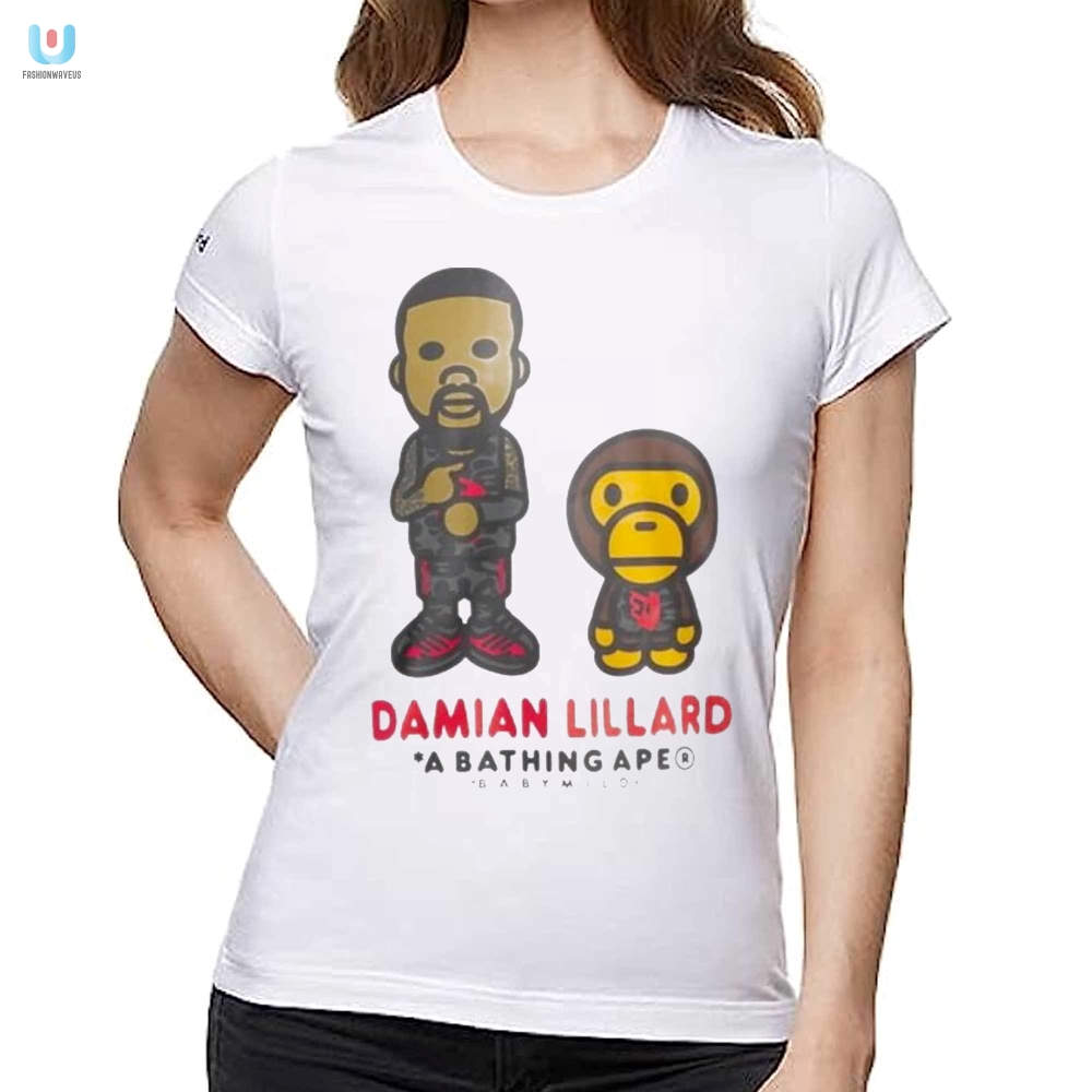 Get Lillard In Style Hilarious Damian Bape Shirt Now