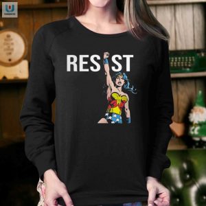 Unleash Laughter Wonder Woman Resist Tee fashionwaveus 1 3