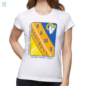 Get Ramtastic La Rams Shield Tee For True Fans fashionwaveus 1 1