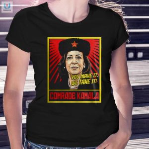 Comrade Kamala Shirt Humorously Unique Political Parody Tee fashionwaveus 1 1