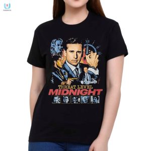 Rock Gabbys Threat Level Midnight Tee Pure Comedic Gold fashionwaveus 1 1