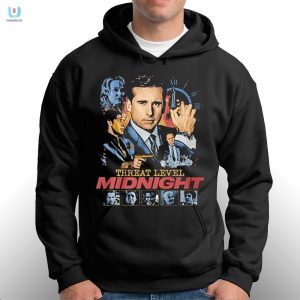 Rock Gabbys Threat Level Midnight Tee Pure Comedic Gold fashionwaveus 1 2