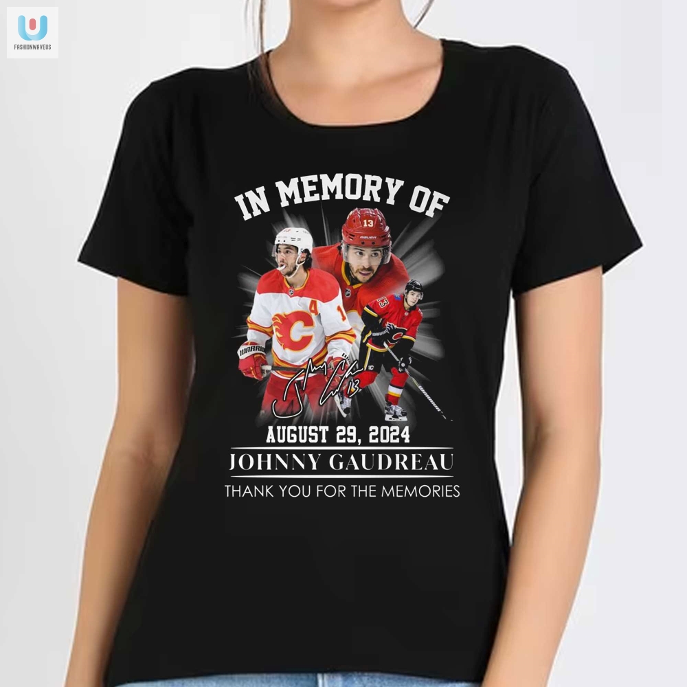 Johnny Gaudreau Farewell Shirt Thanks For The Laughs