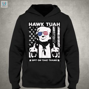 Hawk Tuah Trump 2024 Funny Spit On That Thang Tshirt fashionwaveus 1 2