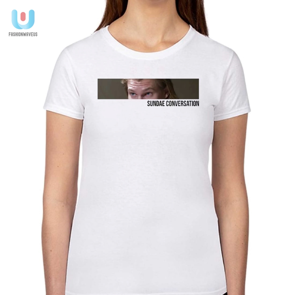 Quirky Sundae Conversation Eyes Tee  Stand Out  Smile