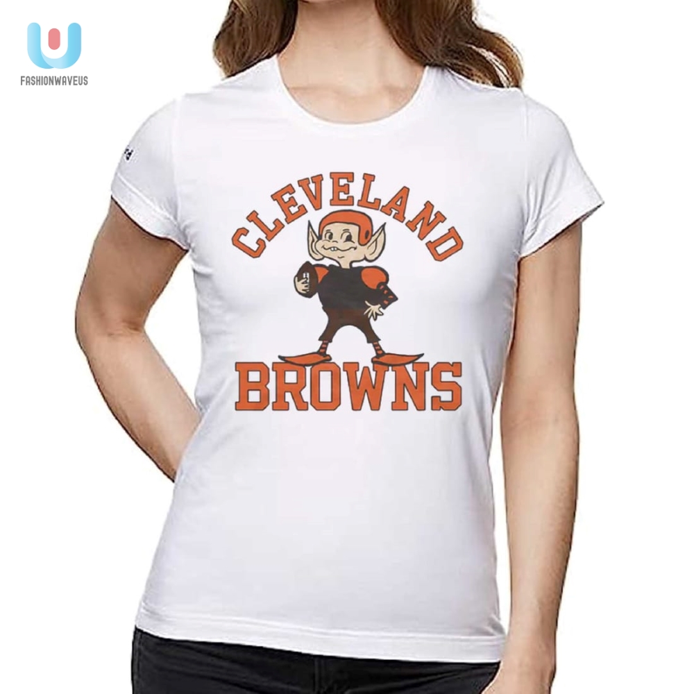 Score Laughs  Style Cleveland Browns Retro Brownie Tee