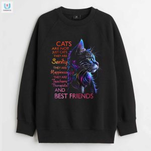 Funny Unique Cats Sanity Best Friends Tshirt fashionwaveus 1 3