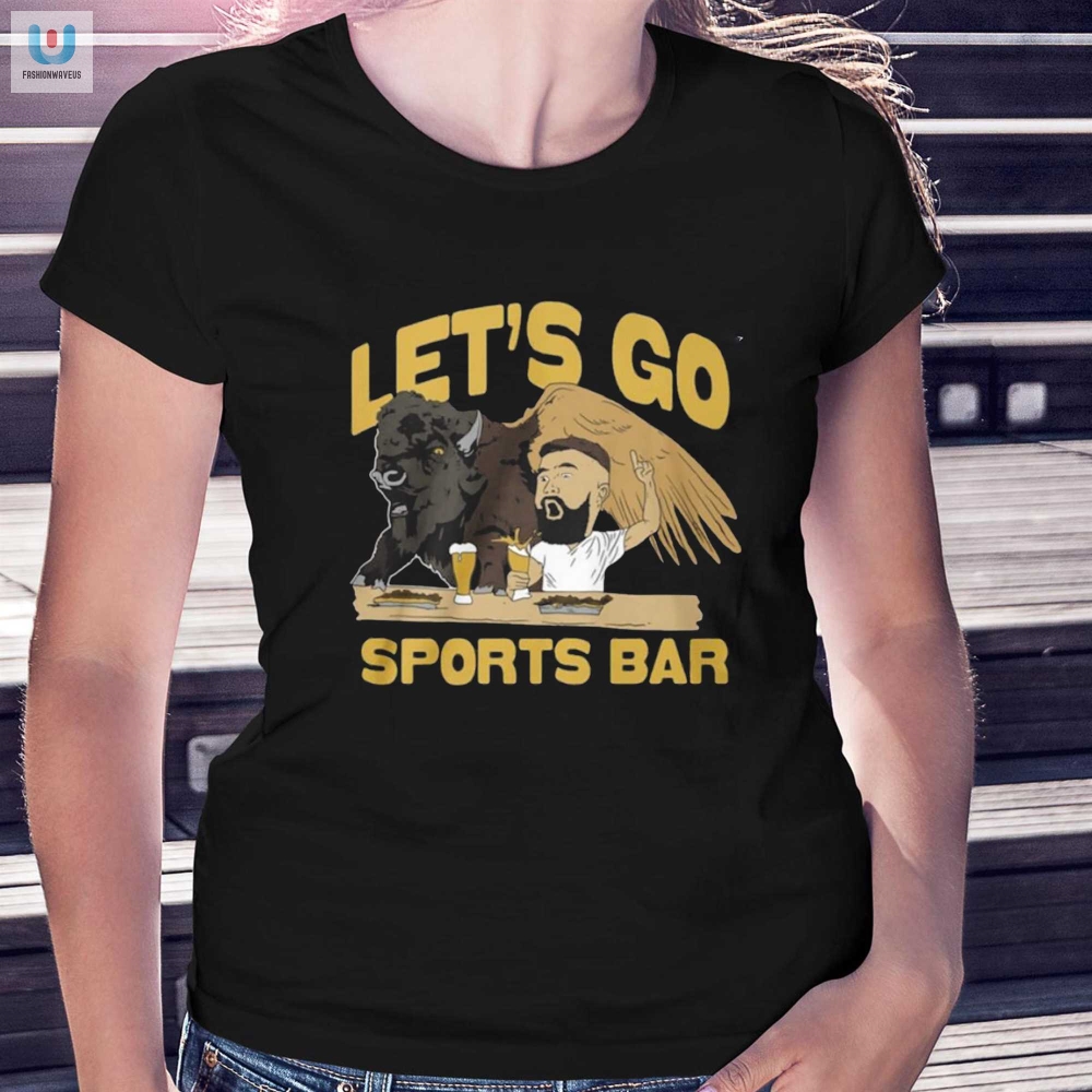 Get Wild Jason Kelce Sports Bar Shirt  Winged Humor