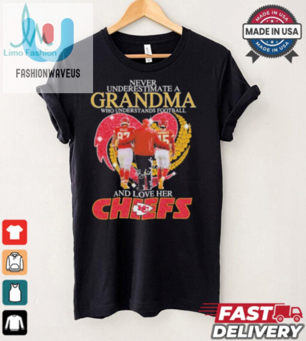 Funny Chiefs Shirt Grandmas Football Wisdom  Love