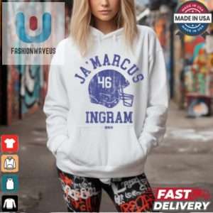 Score Big Laughs With Jamarcus Ingram Buffalo Helmet Tee fashionwaveus 1 1