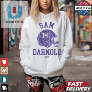 Get Sacked In Style Sam Darnold Minnesota Helmet Tee fashionwaveus 1 1