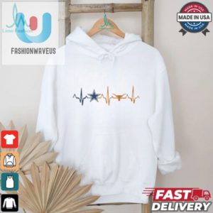 Funny Dallas Cowboys Texas Longhorns Heartbeat Tee fashionwaveus 1 1