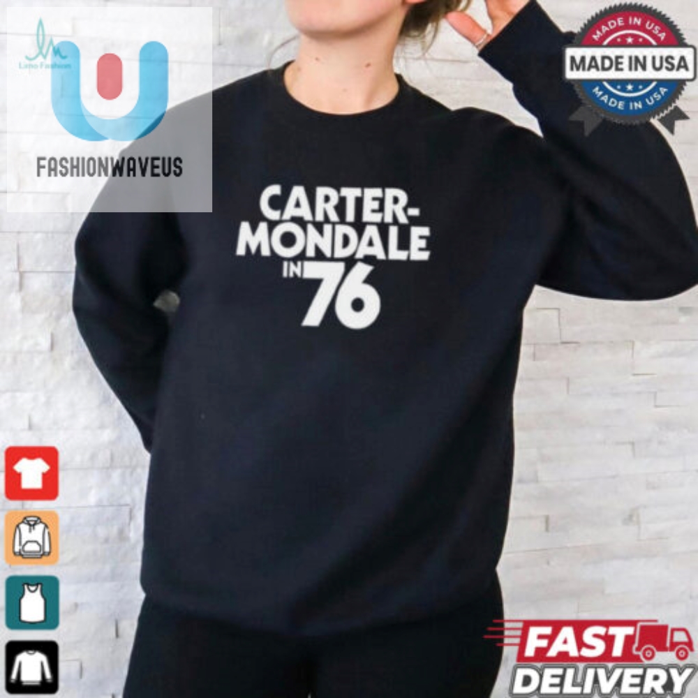 Vote Laughs With Retro Carter Mondale 76 Tee