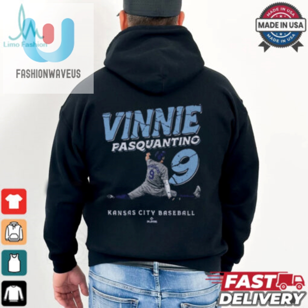 Get A Laugh With Vinnie Pasquantino 9 Kc Slide Shirt fashionwaveus 1