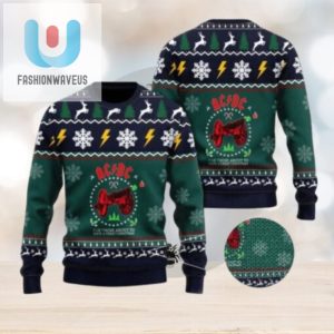 Rock Your Xmas With Acdc Wreath Ugly Sweater fashionwaveus 1 1